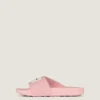 Label Flat Mules in Rubber