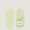 Label Flat Mules in Rubber