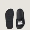 Label Flat Mules in Rubber