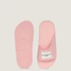 Label Flat Mules in Rubber