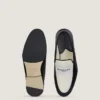 Label Loafers in Leather and Canvas Label Loafers in Leather and Canvas