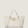 Large the Snatch Bag in Grained Leather Large the Snatch Bag in Grained Leather