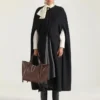 Large the Snatch Bag in Grained Leather Large the Snatch Bag in Grained Leather