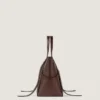 Large the Snatch Bag in Grained Leather Large the Snatch Bag in Grained Leather