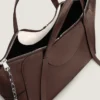 Large the Snatch Bag in Grained Leather Large the Snatch Bag in Grained Leather