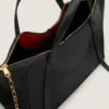 Large the Snatch Bag in Grained Leather Large the Snatch Bag in Grained Leather