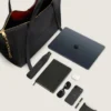 Large the Snatch Bag in Grained Leather Large the Snatch Bag in Grained Leather