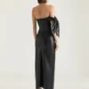 Long Bustier Dress in Nappa Leather with Bow Long Bustier Dress in Nappa Leather with Bow