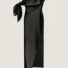 Long Bustier Dress in Nappa Leather with Bow Long Bustier Dress in Nappa Leather with Bow