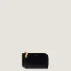 Lucky Charms Zipped Card Holder in Box Leather