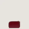 Lucky Charms Zipped Card Holder in Box Leather