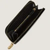 Lucky Charms Zipped Wallet in Box Leather Lucky Charms Zipped Wallet in Box Leather