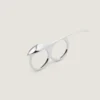 Maple Seed Double Fingers Ring in Metal Maple Seed Double Fingers Ring in Metal