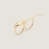 Maple Seed Double Fingers Ring in Metal Maple Seed Double Fingers Ring in Metal