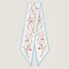 Maxi Bandeau in Silk with Floral Print Maxi Bandeau in Silk with Floral Print