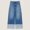 Medium Blue Turn-Up Jeans Medium Blue Turn-Up Jeans