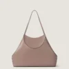 Medium Facet Tote Bag in Grained Leather Medium Facet Tote Bag in Grained Leather