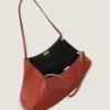 Medium Facet Tote Bag in Grained Leather Medium Facet Tote Bag in Grained Leather