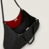 Medium Facet Tote Bag in Grained Leather Medium Facet Tote Bag in Grained Leather