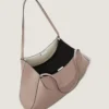 Medium Facet Tote Bag in Grained Leather Medium Facet Tote Bag in Grained Leather