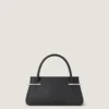 Medium Pinch Bag in Grained Leather Medium Pinch Bag in Grained Leather