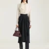 Medium Pinch Bag in Grained Leather Medium Pinch Bag in Grained Leather