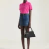 Medium Pinch Bag in Grained Leather Medium Pinch Bag in Grained Leather