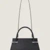 Medium Pinch Bag in Grained Leather Medium Pinch Bag in Grained Leather
