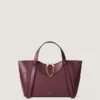 Medium the Snatch Bag in Grained Leather Medium the Snatch Bag in Grained Leather