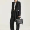Medium the Snatch Bag in Grained Leather