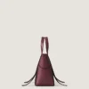 Medium the Snatch Bag in Grained Leather Medium the Snatch Bag in Grained Leather