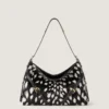 Medium Voyou Bag in Pony Effect Leather with Animal Print Medium Voyou Bag in Pony Effect Leather with Animal Print