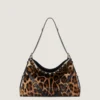 Medium Voyou Bag in Pony Effect Leather with Leopard Pattern Medium Voyou Bag in Pony Effect Leather with Leopard Pattern