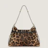 Medium Voyou Bag in Pony Effect Leather with Leopard Pattern Medium Voyou Bag in Pony Effect Leather with Leopard Pattern