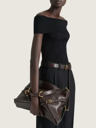 Medium Voyou Bag Shiny Leather