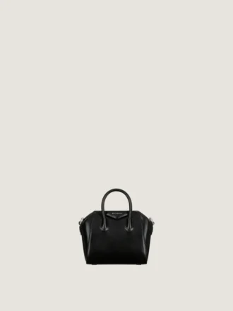 Micro Antigona Bag in Box Leather