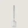 Micro Evening Clutch in Metal Leather with Chain Micro Evening Clutch in Metal Leather with Chain