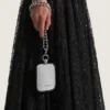 Micro Evening Clutch in Metal Leather with Chain Micro Evening Clutch in Metal Leather with Chain