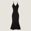 Midi Dress in Openwork Knit Midi Dress in Openwork Knit