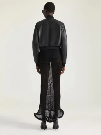 Bomber in Nappa Leather