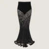 Midi Kickback Skirt in Mesh Midi Kickback Skirt in Mesh
