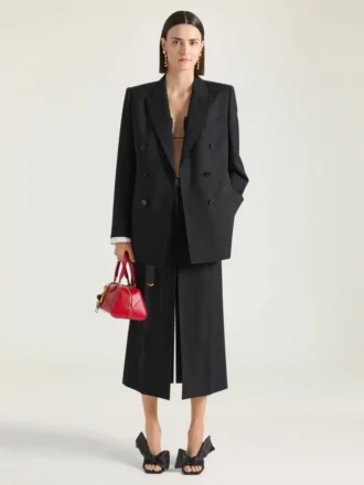 Midi Pants Skirt in Wool and Mohair Midi Pants Skirt in Wool and Mohair