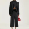 Midi Pants Skirt in Wool and Mohair Midi Pants Skirt in Wool and Mohair