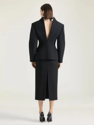 Midi Pencil Skirt in Wool Midi Pencil Skirt in Wool
