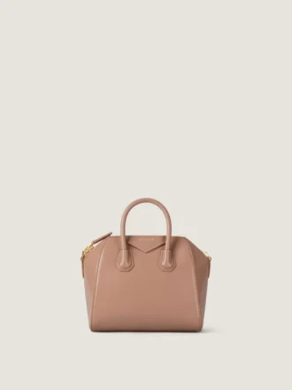 Mini Antigona Bag in Box Leather