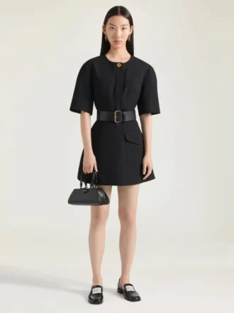 Mini Antigona East-West Bag in Box Leather