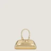 Mini Antigona East-West Bag in Laminated Leather Mini Antigona East-West Bag in Laminated Leather
