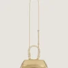 Mini Antigona East-West Bag in Laminated Leather Mini Antigona East-West Bag in Laminated Leather