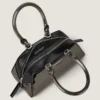 Mini Antigona East-West Bag in Mirror Effect Leather Mini Antigona East-West Bag in Mirror Effect Leather