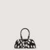 Mini Antigona East-West Bag in Pony Effect Leather with Animal Print Mini Antigona East-West Bag in Pony Effect Leather with Animal Print